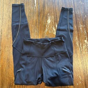 lululemon athletica Black running Zip Pocket Leggings